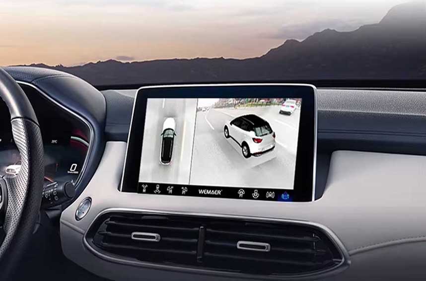 Vue d'oiseaux à 360 degrés Système de caméra automobile-Enhance votre sécurité de conduite